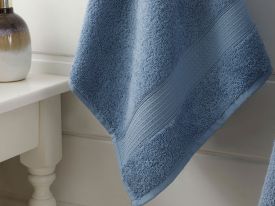 Pure Basic Face Towel 50x90 Cm Dark Blue