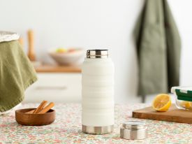 Paula Stainless Steel Thermos 400 ml Ecru