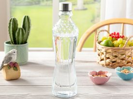 Revan Glass Bottle 10.9x10.9x9.2 Cm Transparent
