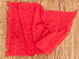 Damask Beach Towel 80x150 Cm Red