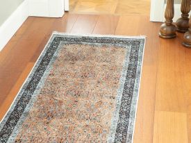 Silk Touch Mila Velvet Carpet 80x140 Cm Mustard