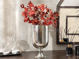 Brilliant Glass Vase Silver