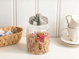 Gemma Glass Storage Jar 60 Mm Transparent