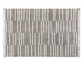 Modest Line Weaved Carpet 120x180 Cm Gray