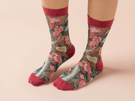Wild Flower Woman Skin Socks 36-40 Pink