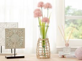 Dandelion Bouquet Single Artificial Flower 45x70 Cm Pink
