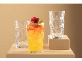 Sofya Glass 3 Set Juice Glass 460 ML Transparent