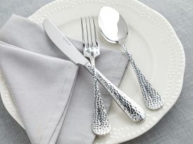 Pinoli Stainless Steel Silver 18 Pieces