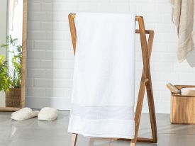 Deluxe Cottony Bath Towel 90x150 Cm White