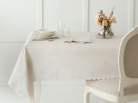 Daina Polyestere Table Cloth 150x200 Cm Buz Blue