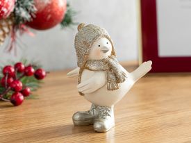 Winter Game Decorative Object 8.7x5.8x10.2 Cm Gold