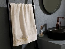 Floral Boho Embroidered Face Towel 50x80 Cm