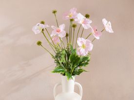 Narcissus Plastic Artificial Flower - One Pc 60 cm Pink
