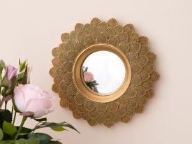 Golden Mirror 20.5x21x2.3 Cm Gold