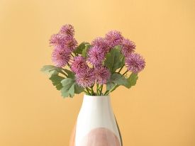 Elegant Flower Single Branch Artificial Flower Purple