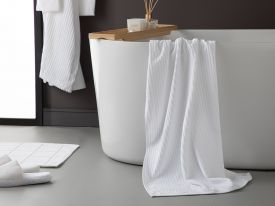 Strıpe Bath Towel 70x140 Cm White