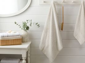 Pure Basic Bath Towel 70x140 Cm Beige