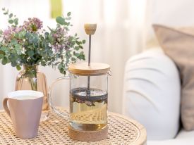 Marsha Bamboo Stainless Steel French Press 60 Mm