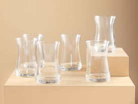 Basel Glass 6 Set Tea Glass 160 ml Transparent