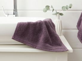Pure Basic Hand Towel 30x30 Cm Dark Violet