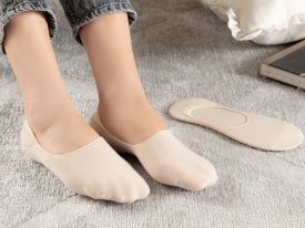 Regular Cotton Women'S 2-Pack Ballet Socks Standard Skin
