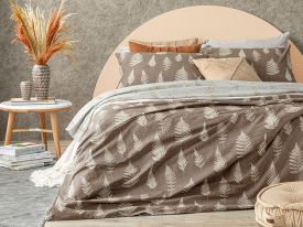 Cottony For One Person Duvet Cover Set Pack 160x220 Cm Brown