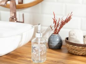 Butterfly Liquid Soap Dispense Silver