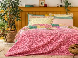 Daisy Fest Double Multi-Purposed Quilt 200x220 cm Pink