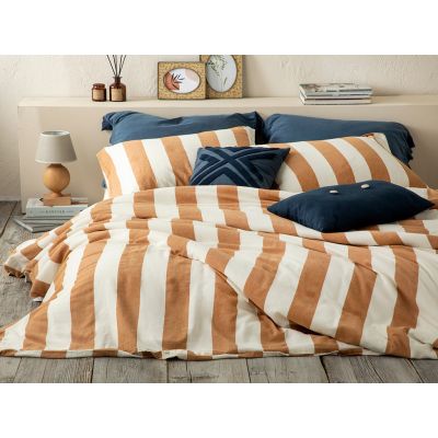 Coastal Side Part Washing For One Person Duvet Cover Set 160X220 Cm Hardal