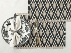 Natural polypropylene 2 Set Place Mat 30x45 Cm Beige