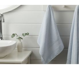 Pure Basic Face Towel 50x90 Cm Blue