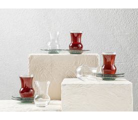 Flair Glass 12 Pieces 160 Ml Green
