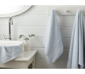 Pure Bath Towel.100x150 Cm Blue