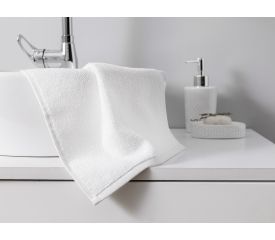 Rice Stitch Hand Towel 30x30 Cm White