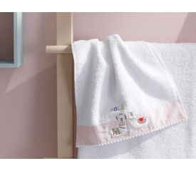 Lama Baby Baby Hand Towel 30x40 Cm White