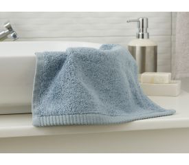 Leafy Bamboo Hand Towel 30x50 Cm Indigo Blue