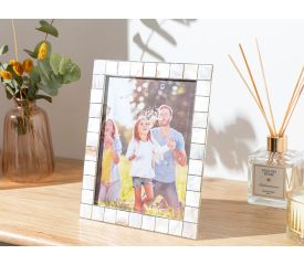 Pearly Frame 15x15x38 Cm Cream