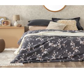 Autumn Ivy Cottony For One Person Duvet Cover Anthracite