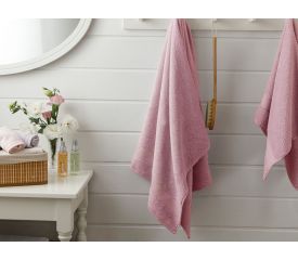 Pure Basic Bath Towel 70x140 Cm Light Dusty Rose