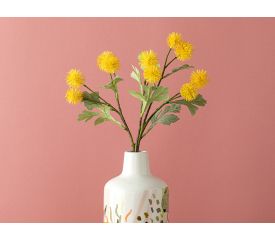 Elegant Flower Single Branch Artificial Flower Yellow
