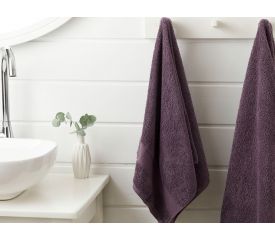 Pure Basic Face Towel 50x90 Cm Dark Violet