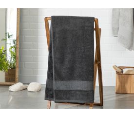 Deluxe Cottony Bath Towel 90x150 Cm Anthracite