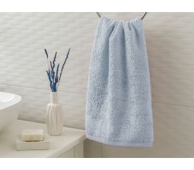 Leafy Face Towel 50x90 Cm Indigo Blue