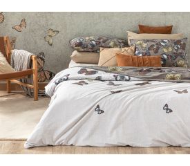 Cottony Double Person Duvet Cover Set Pack 200x220 Cm Brown