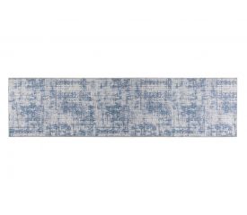 Montglam Tissue Chenille Woven Carpet Blue