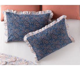 Millefleur Cottony 2 Set Pillowcase 50X70 Cm Dark Blue