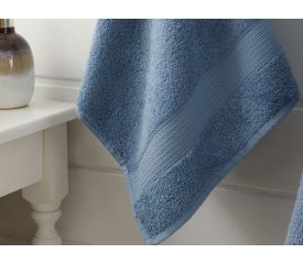 Pure Basic Face Towel 50x90 Cm Dark Blue