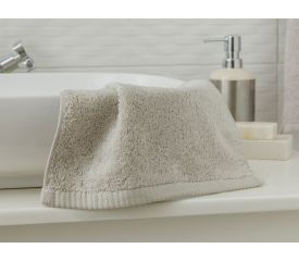 Leafy Hand Towel 30x50 cm Beige