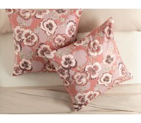 Pansy Bloom Cottony 2 Set Pillowcase Pink