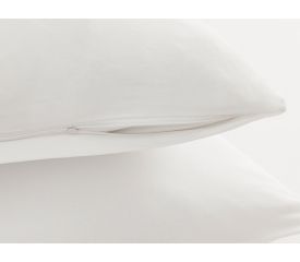 Plain Fitted Bed Sheet Set King Size 180x200 Cm White